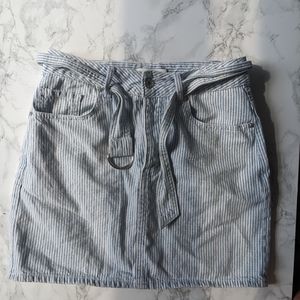 Striped forever21 skirt